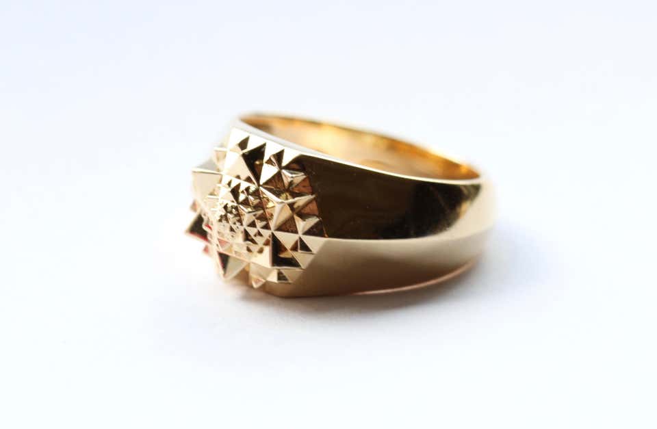 Unisex 18k Gold Sacred Signet Ring - John Brevard