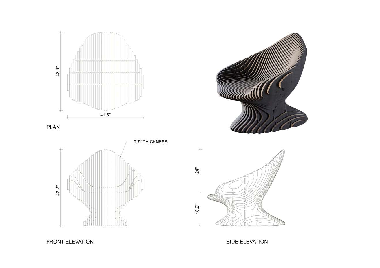 Parametric Morphogen King Throne - John Brevard