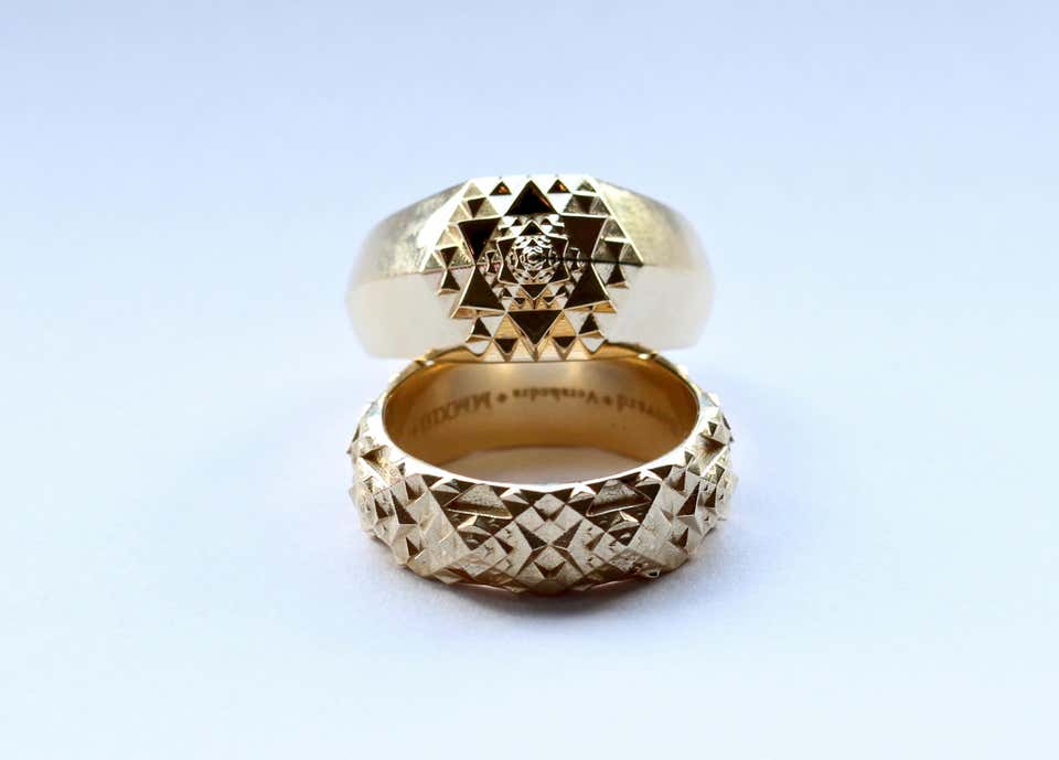 Unisex 18k Gold Sacred Signet Ring - John Brevard