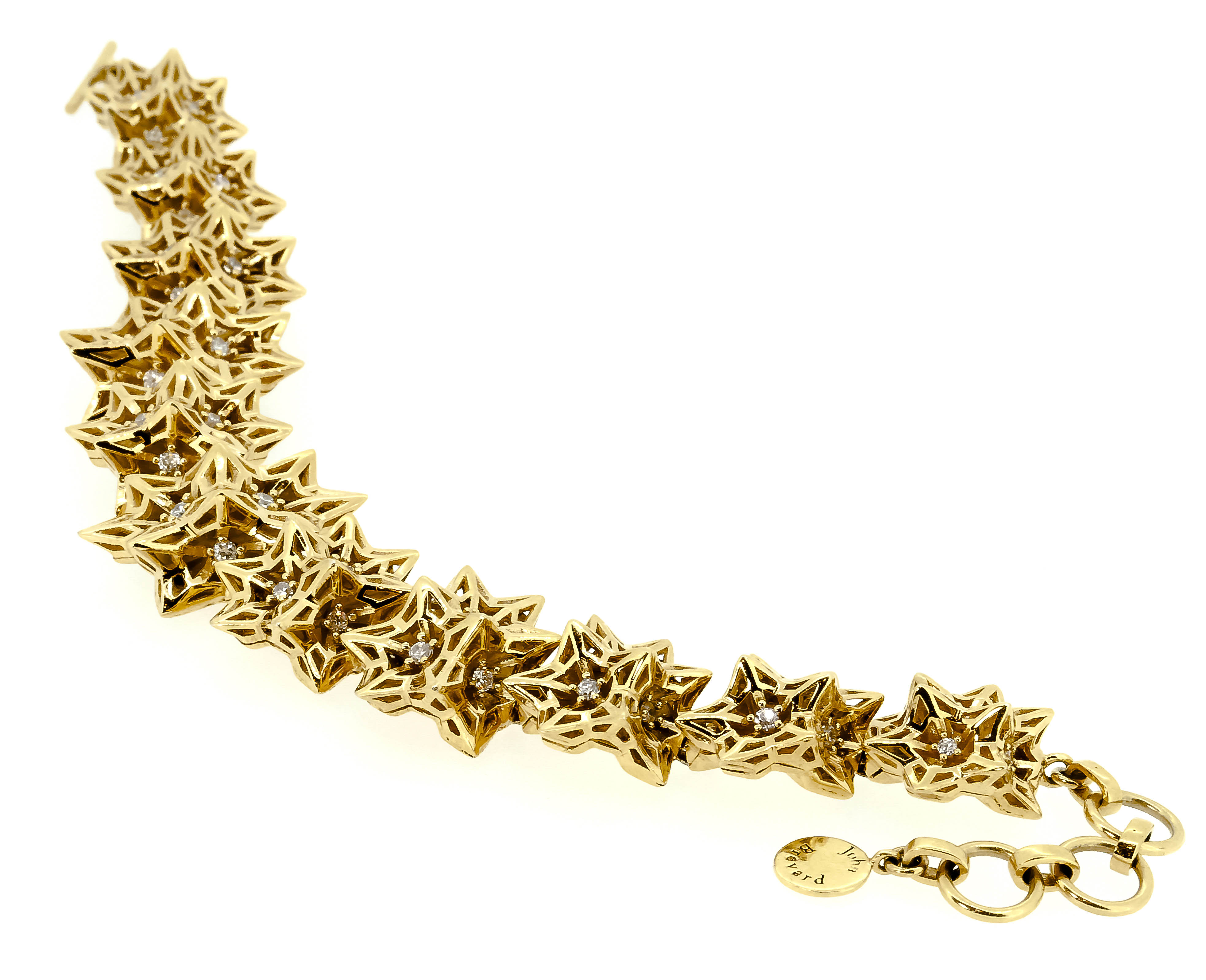 Helix Frame Gold Bracelet - John Brevard