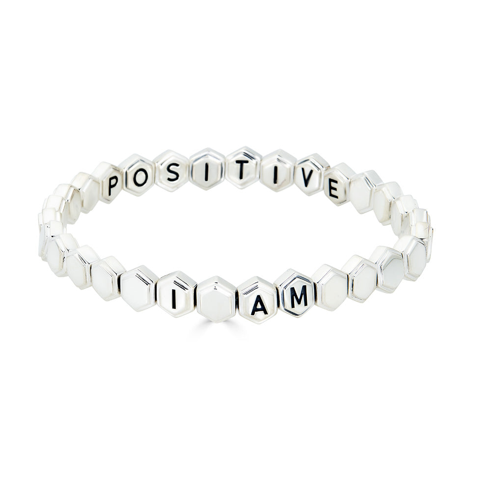 I AM POSITIVE Affirmation Bracelet - John Brevard