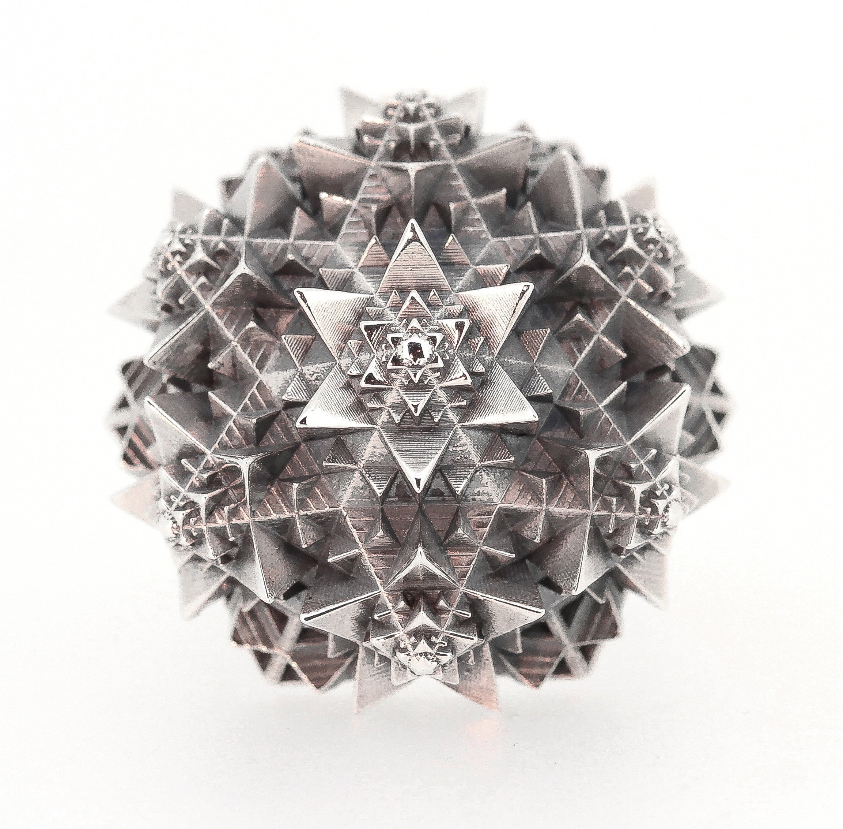 Thoscene Fractal Silver Ring - John Brevard