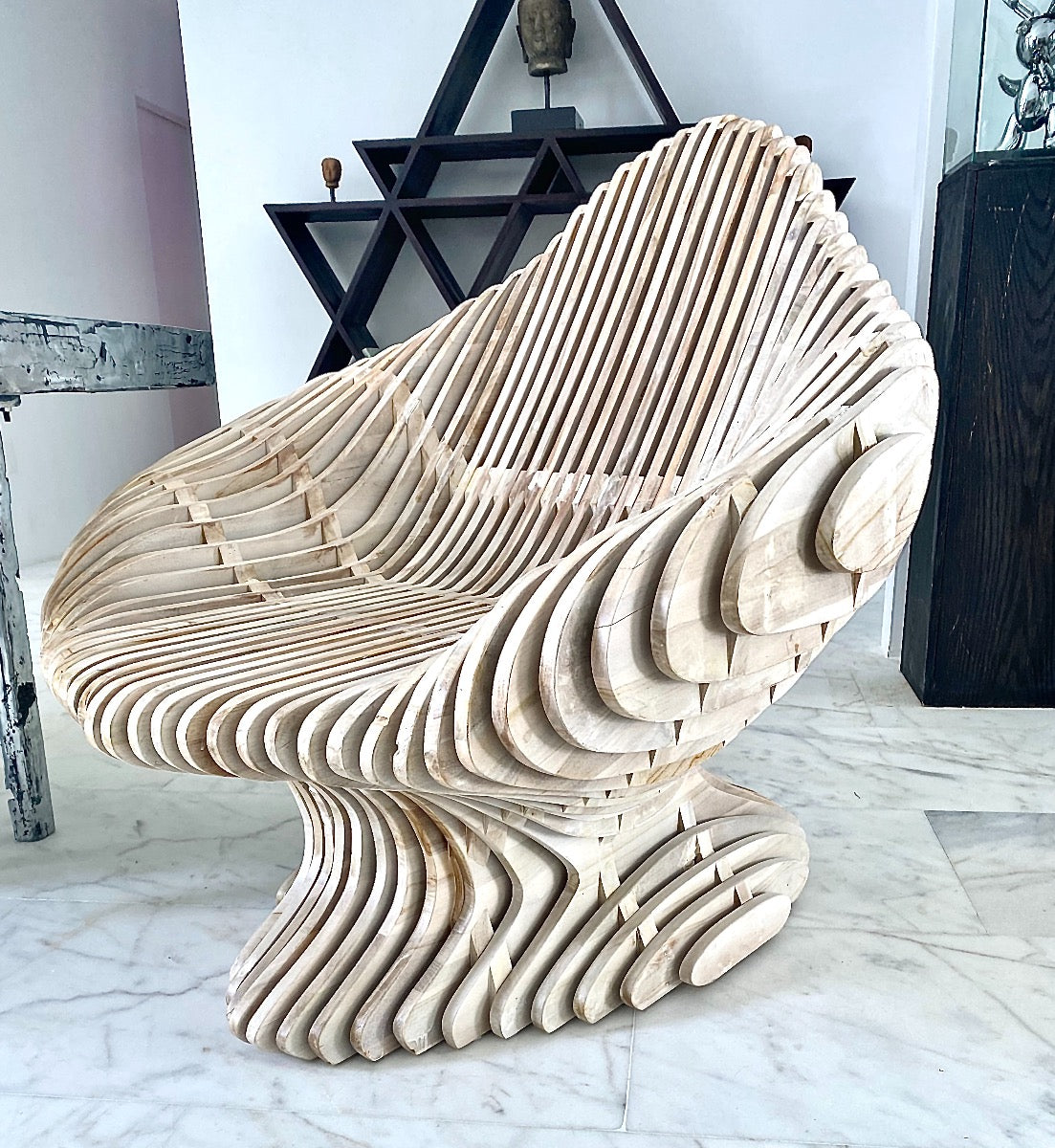 Teakwood Parametric Chair