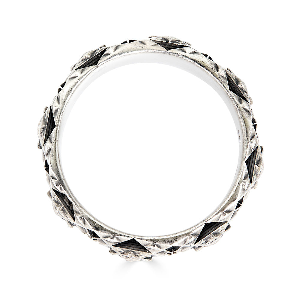 Thoscene Silver Band Ring - John Brevard