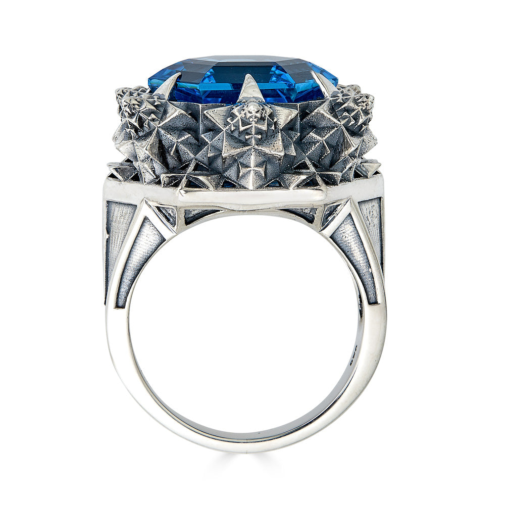 Thoscene Blue Topaz Ring - John Brevard