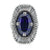 Fabri Emergence Blue Sapphire and Sterling Silver Ring - John Brevard