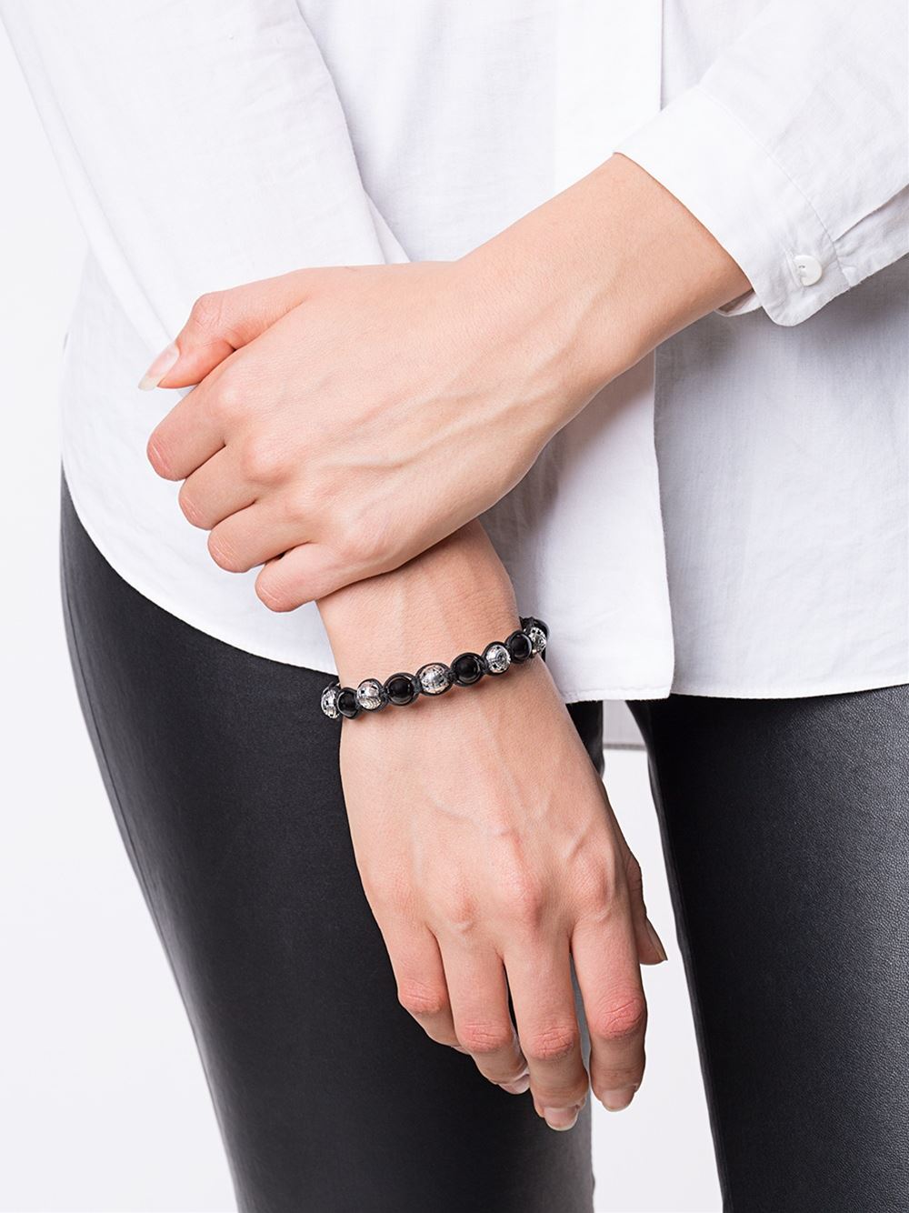 Ortho Black Sapphire & Onyx Beads Bracelet - John Brevard