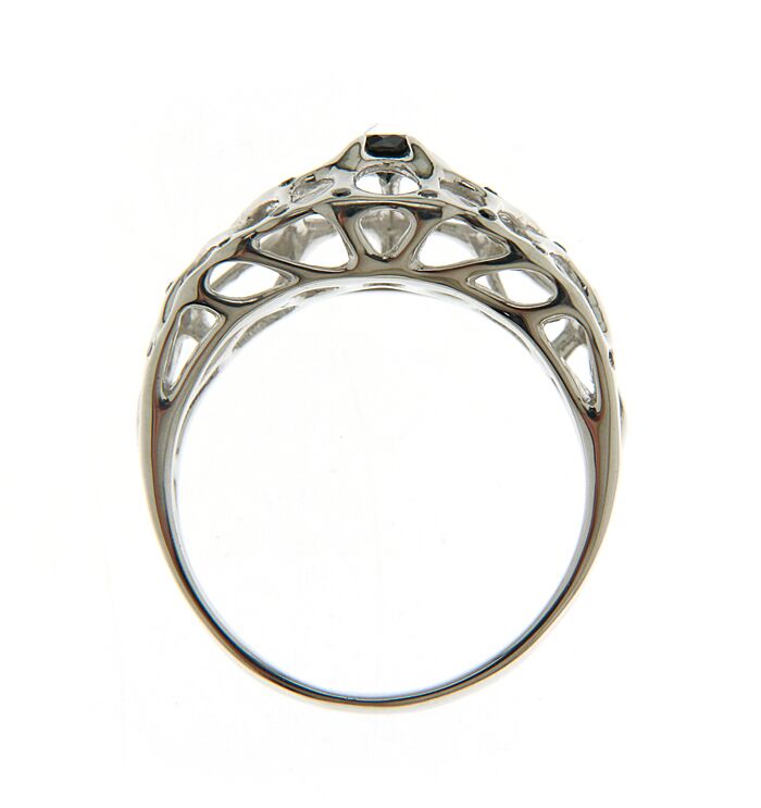 Web Silver Ring - John Brevard