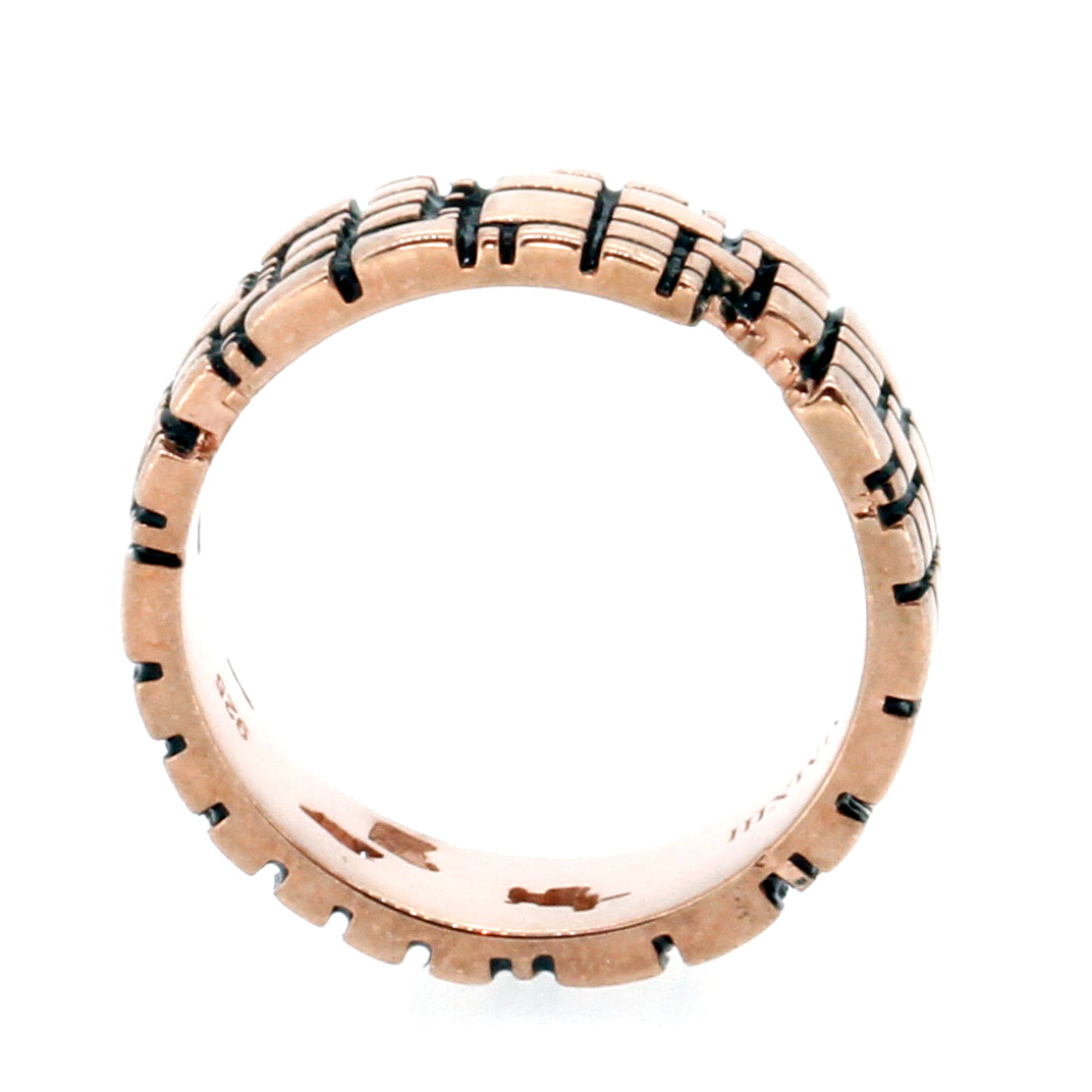 Torus Medium Rose Gold Ring - John Brevard